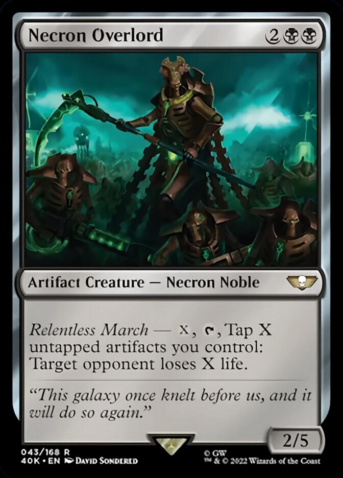 Necron Overlord [Warhammer 40,000] | Deep Dive Games St. Marys