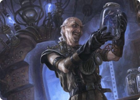 Delver of Secrets Art Card [Innistrad: Midnight Hunt Art Series] | Deep Dive Games St. Marys
