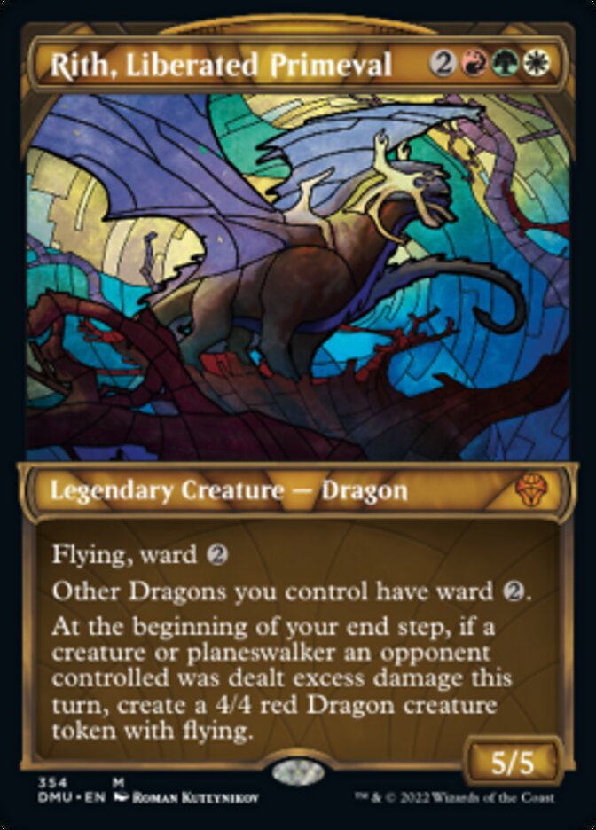 Rith, Liberated Primeval (Showcase Textured) [Dominaria United] | Deep Dive Games St. Marys