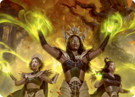 Dawnhart Wardens Art Card [Innistrad: Midnight Hunt Art Series] | Deep Dive Games St. Marys