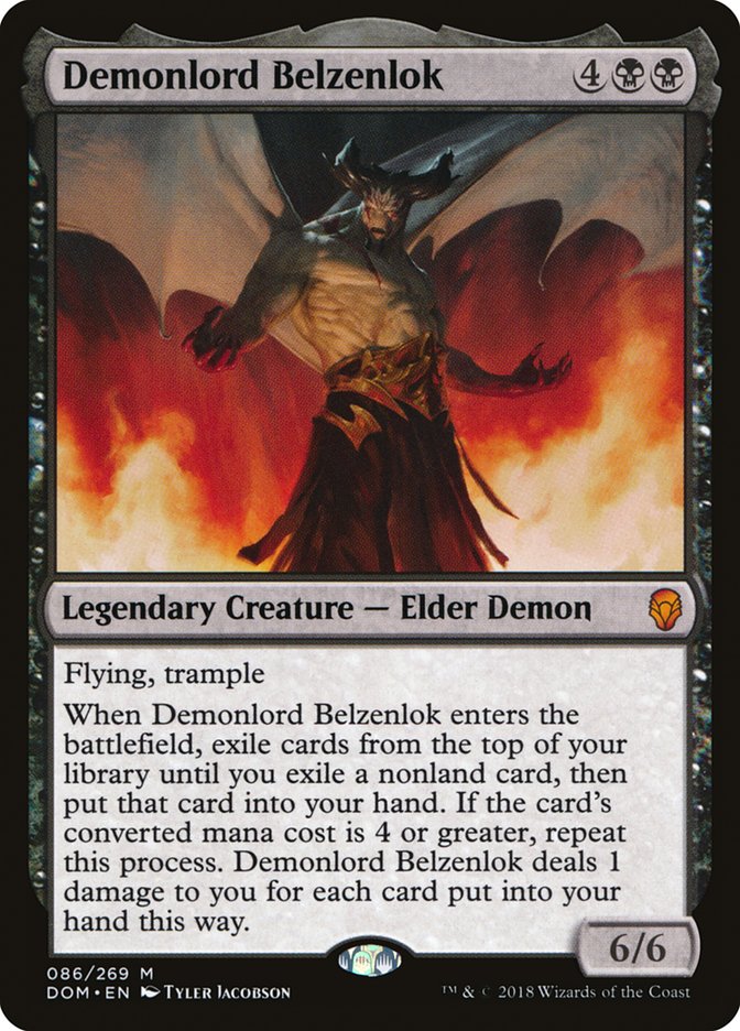 Demonlord Belzenlok [Dominaria] | Deep Dive Games St. Marys