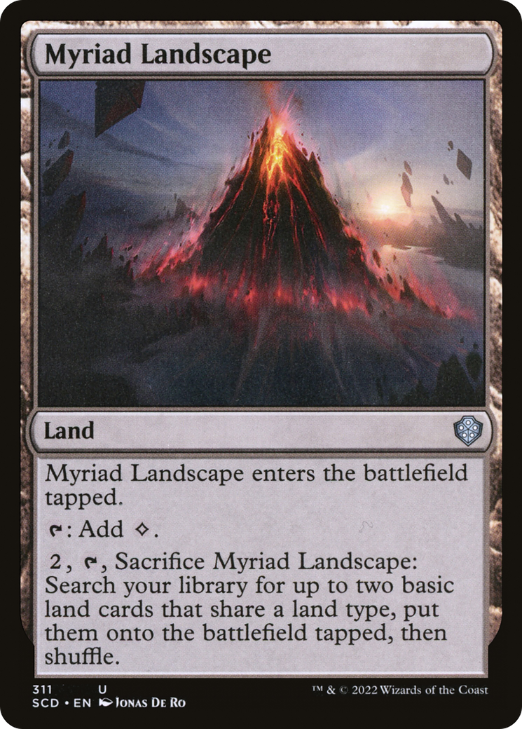 Myriad Landscape [Starter Commander Decks] | Deep Dive Games St. Marys