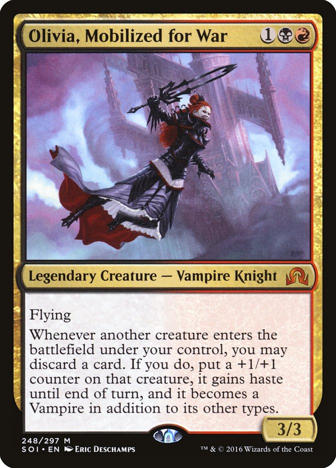 Olivia, Mobilized for War [Shadows over Innistrad] | Deep Dive Games St. Marys