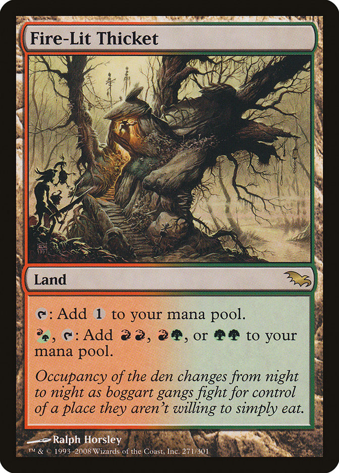 Fire-Lit Thicket [Shadowmoor] | Deep Dive Games St. Marys