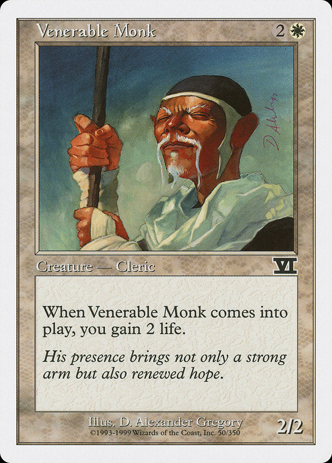 Venerable Monk [Classic Sixth Edition] | Deep Dive Games St. Marys