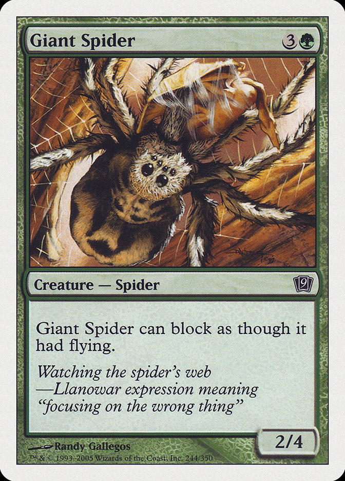 Giant Spider [Ninth Edition] | Deep Dive Games St. Marys