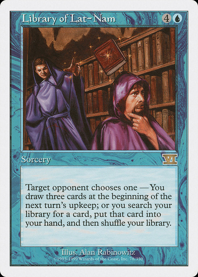 Library of Lat-Nam [Classic Sixth Edition] | Deep Dive Games St. Marys