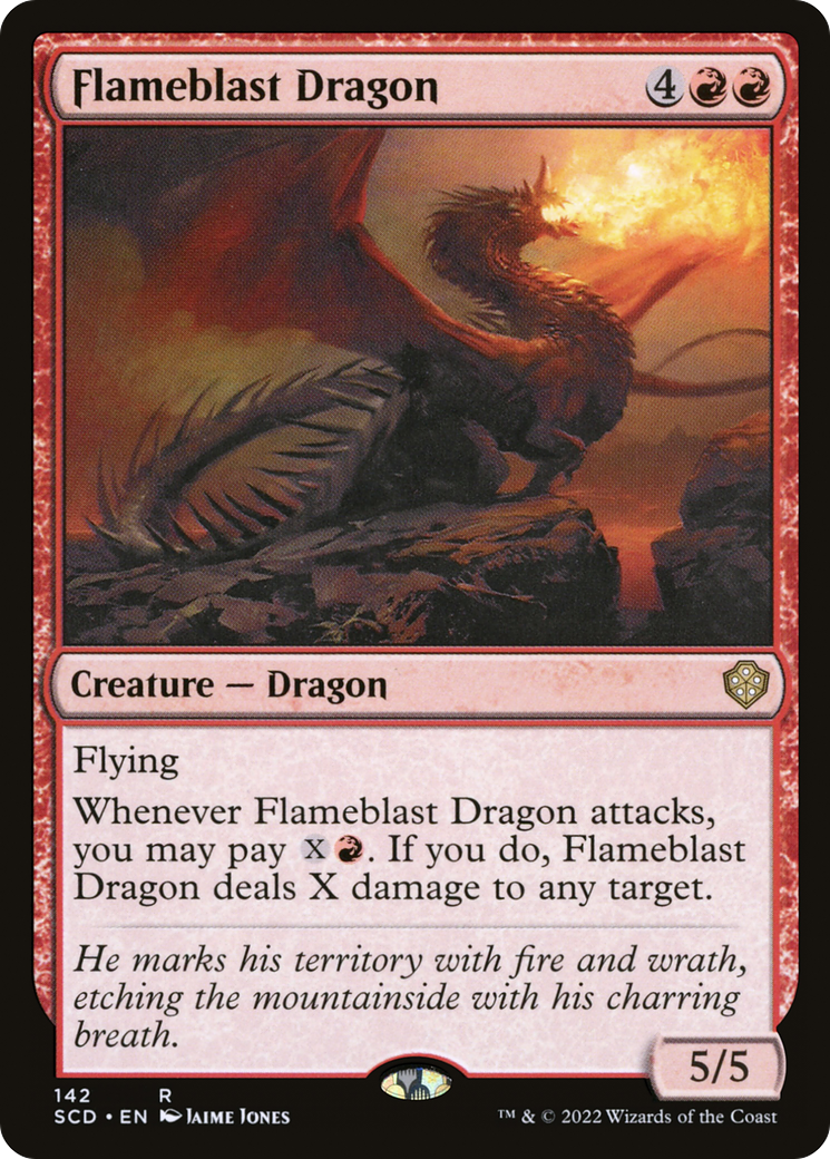 Flameblast Dragon [Starter Commander Decks] | Deep Dive Games St. Marys