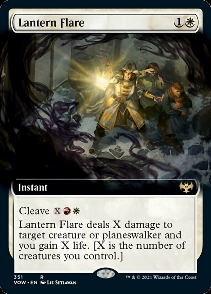 Lantern Flare (Extended Art) [Innistrad: Crimson Vow] | Deep Dive Games St. Marys