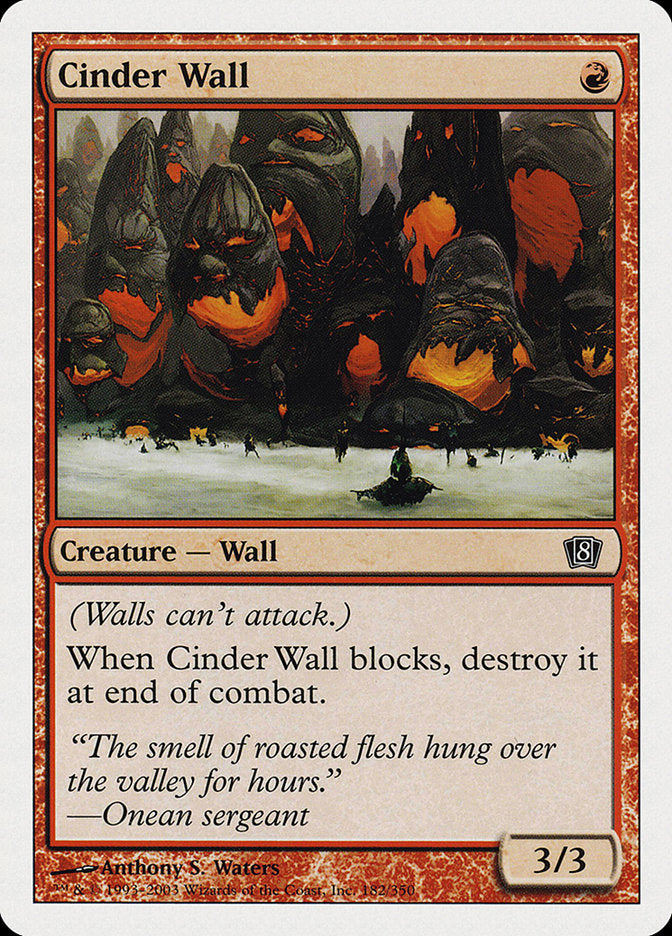 Cinder Wall [Eighth Edition] | Deep Dive Games St. Marys