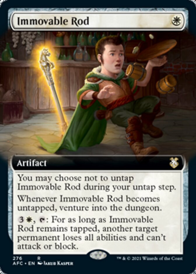Immovable Rod (Extended Art) [Dungeons & Dragons: Adventures in the Forgotten Realms Commander] | Deep Dive Games St. Marys