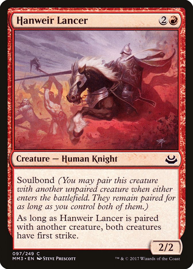 Hanweir Lancer [Modern Masters 2017] | Deep Dive Games St. Marys