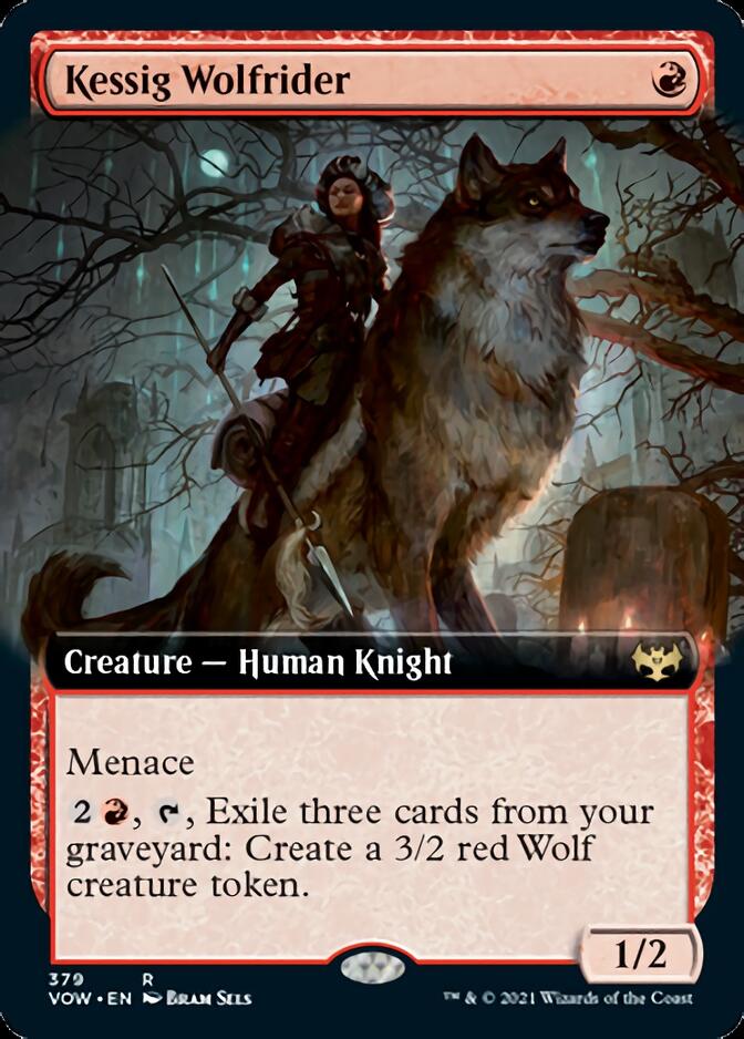 Kessig Wolfrider (Extended Art) [Innistrad: Crimson Vow] | Deep Dive Games St. Marys