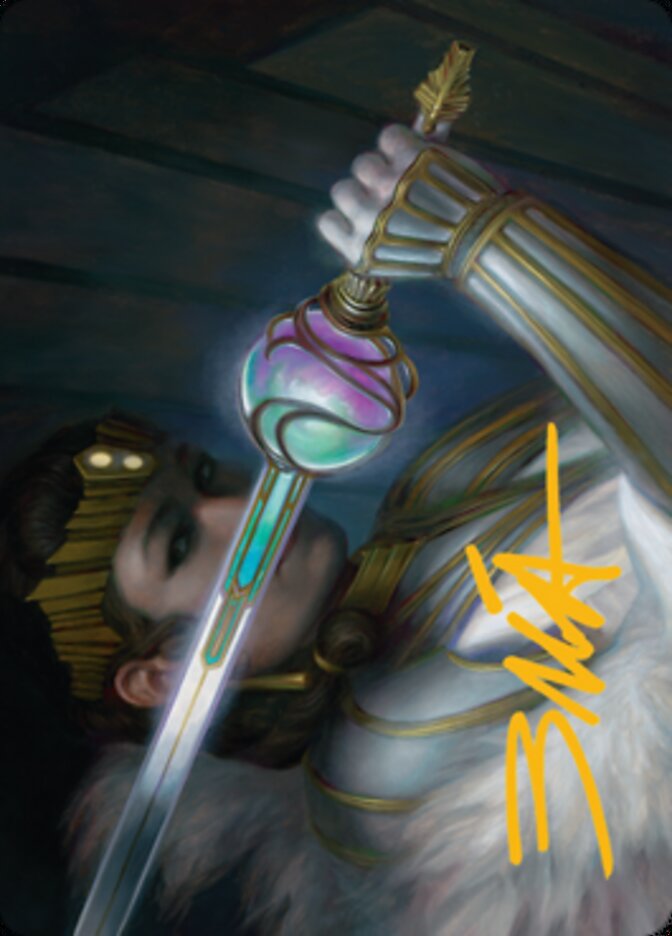 Luxior, Giada's Gift Art Card (Gold-Stamped Signature) [Streets of New Capenna Art Series] | Deep Dive Games St. Marys