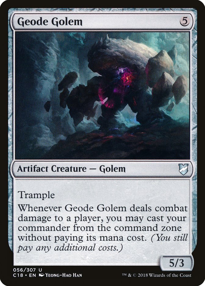 Geode Golem [Commander 2018] | Deep Dive Games St. Marys