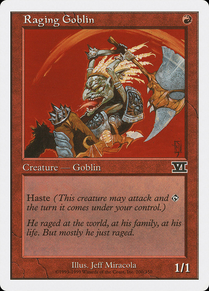 Raging Goblin [Classic Sixth Edition] | Deep Dive Games St. Marys
