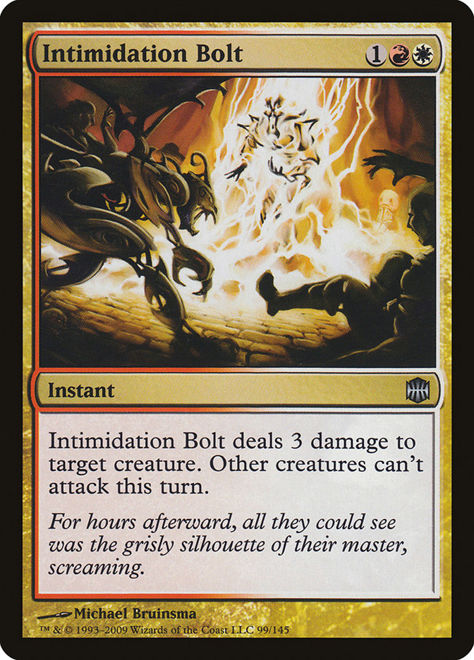Intimidation Bolt [Alara Reborn] | Deep Dive Games St. Marys
