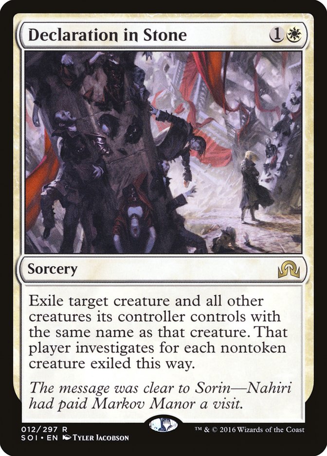 Declaration in Stone [Shadows over Innistrad] | Deep Dive Games St. Marys