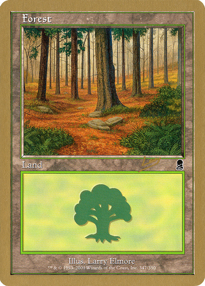 Forest (rl347) (Raphael Levy) [World Championship Decks 2002] | Deep Dive Games St. Marys