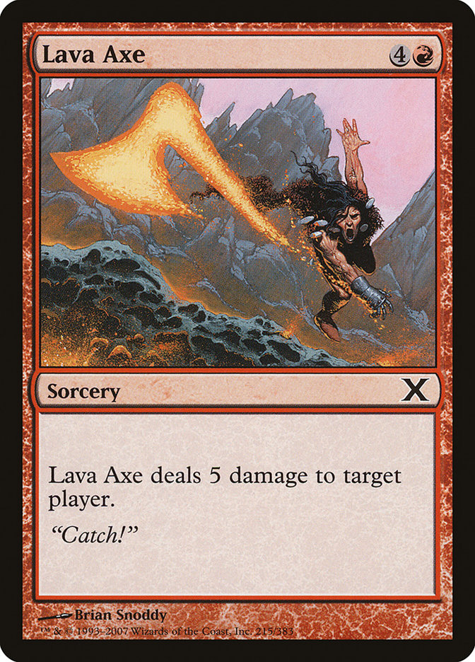 Lava Axe [Tenth Edition] | Deep Dive Games St. Marys