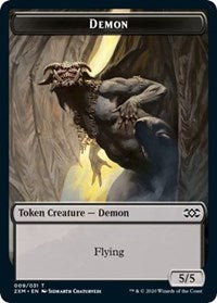 Demon // Elemental Double-Sided Token [Double Masters Tokens] | Deep Dive Games St. Marys