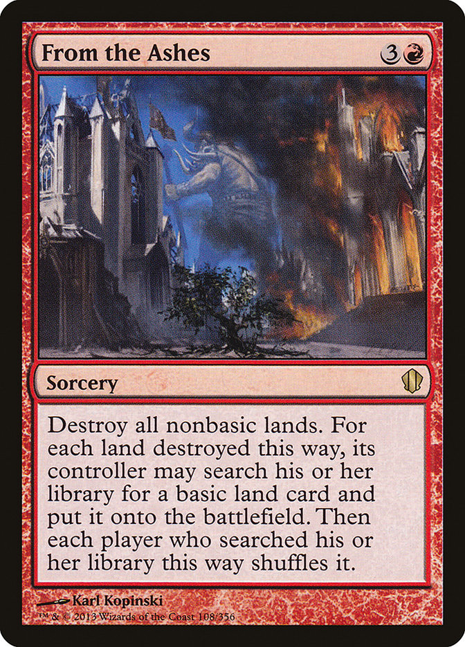 From the Ashes [Commander 2013] | Deep Dive Games St. Marys