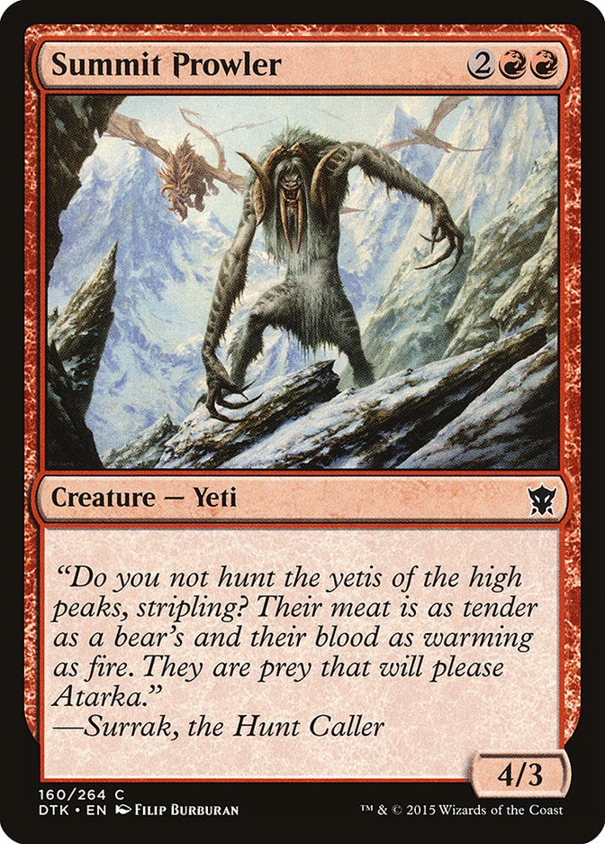 Summit Prowler [Dragons of Tarkir] | Deep Dive Games St. Marys