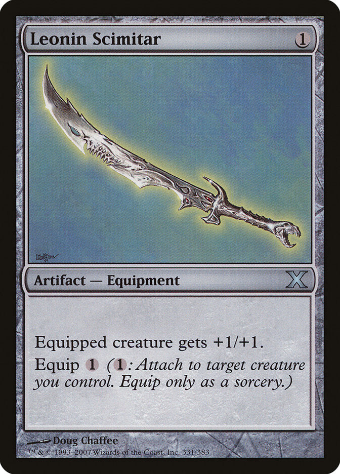 Leonin Scimitar [Tenth Edition] | Deep Dive Games St. Marys