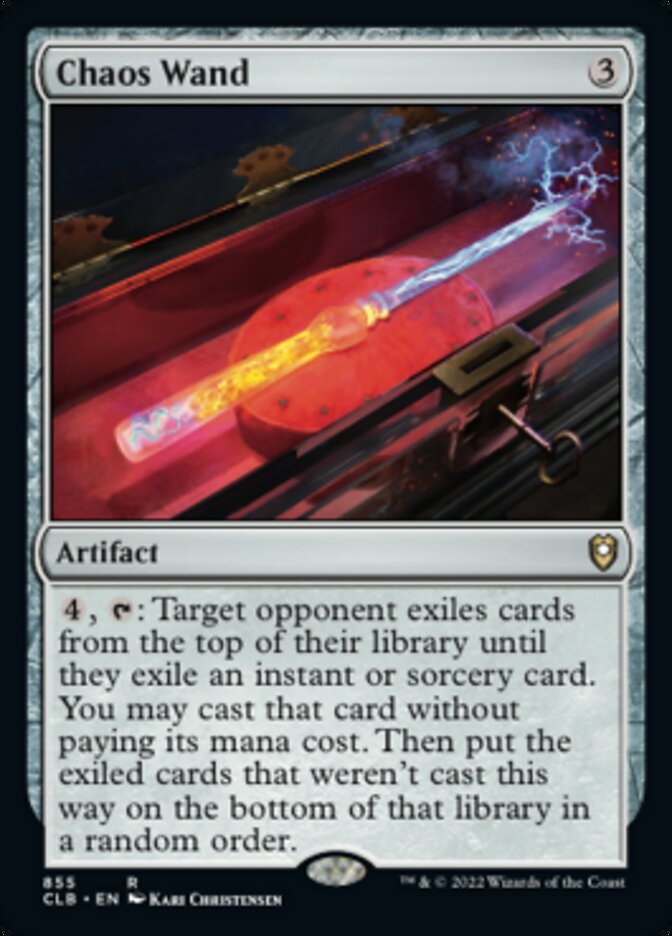 Chaos Wand [Commander Legends: Battle for Baldur's Gate] | Deep Dive Games St. Marys