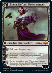 Liliana, Heretical Healer // Liliana, Defiant Necromancer [Commander Collection: Black] | Deep Dive Games St. Marys