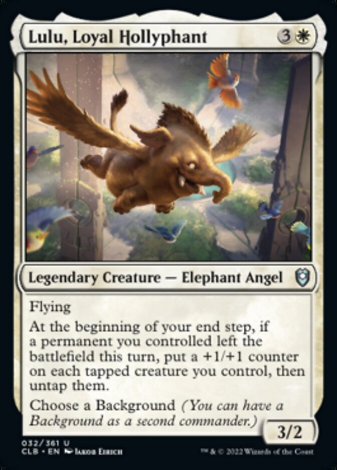 Lulu, Loyal Hollyphant [Commander Legends: Battle for Baldur's Gate] | Deep Dive Games St. Marys