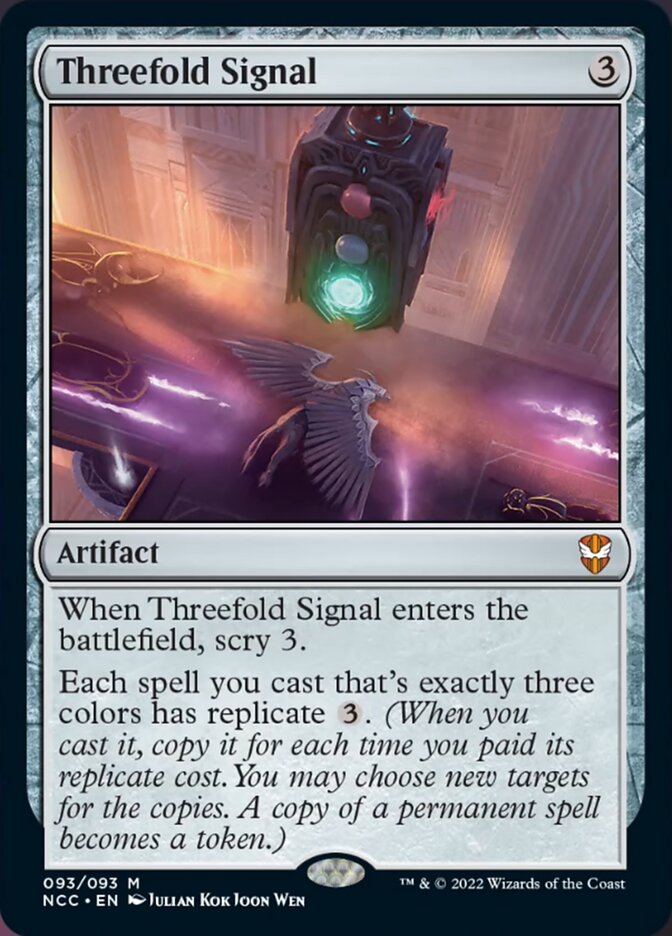 Threefold Signal [Streets of New Capenna Commander] | Deep Dive Games St. Marys