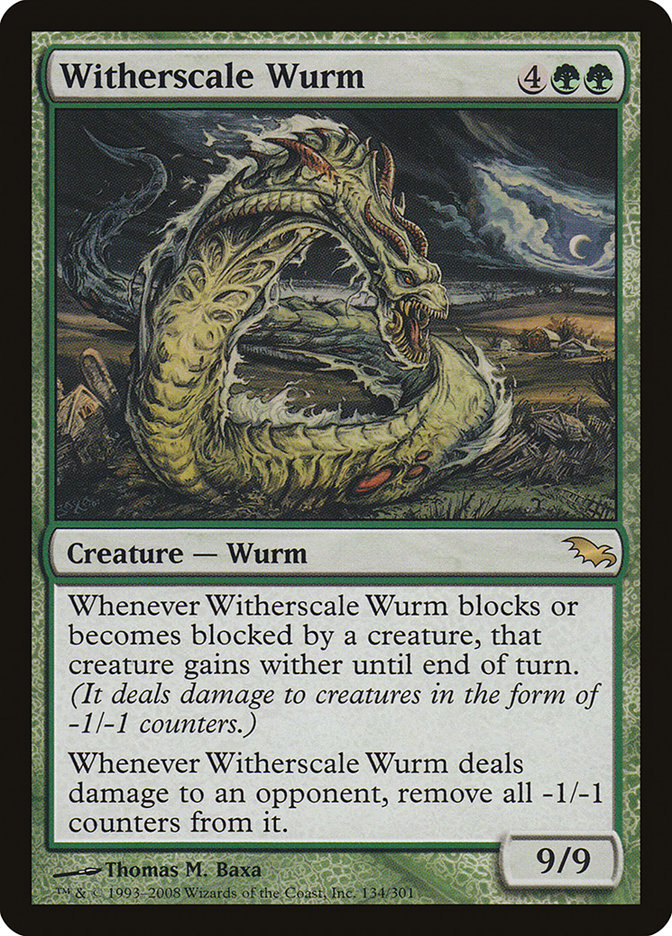 Witherscale Wurm [Shadowmoor] | Deep Dive Games St. Marys