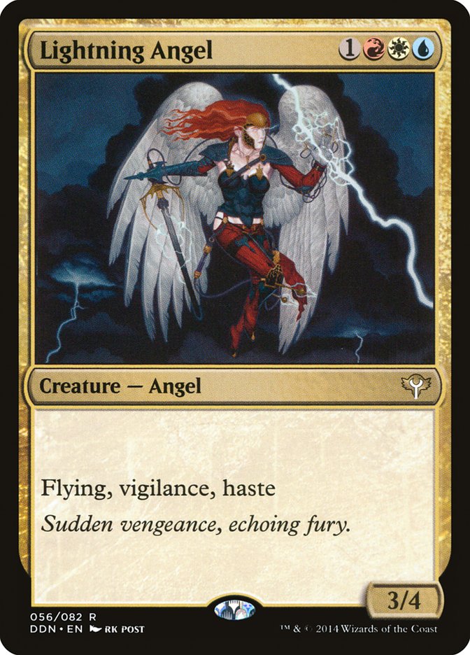 Lightning Angel [Duel Decks: Speed vs. Cunning] | Deep Dive Games St. Marys