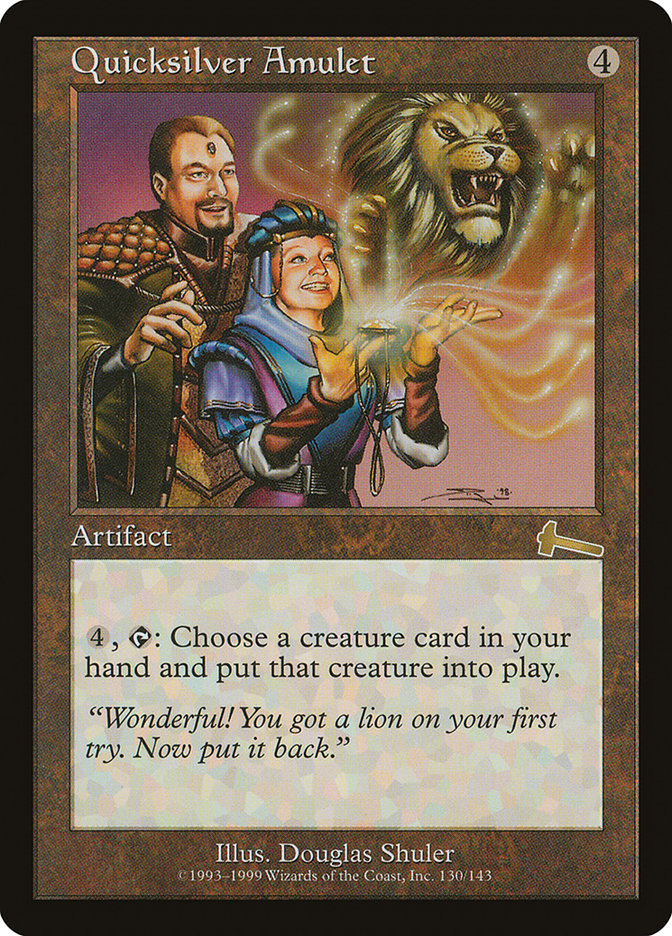Quicksilver Amulet [Urza's Legacy] | Deep Dive Games St. Marys