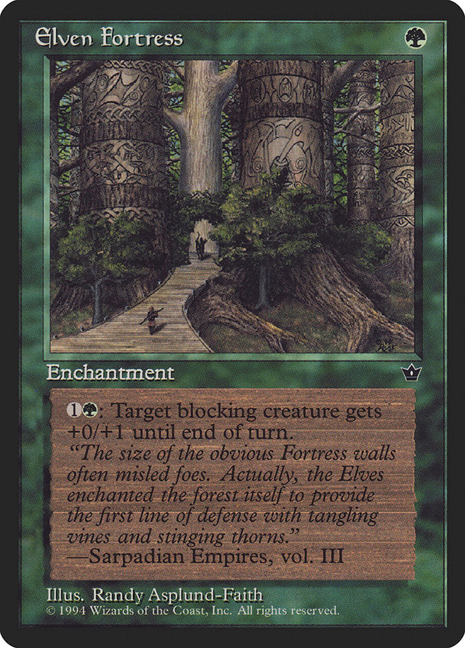 Elven Fortress (Randy Asplund-Faith) [Fallen Empires] | Deep Dive Games St. Marys