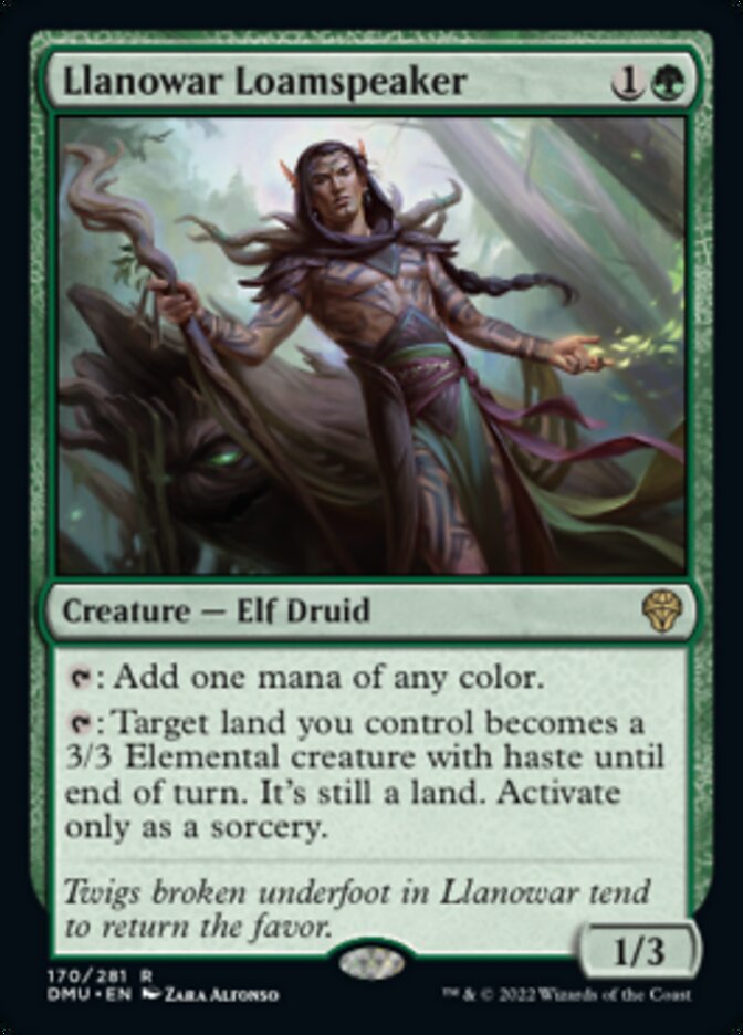 Llanowar Loamspeaker [Dominaria United] | Deep Dive Games St. Marys
