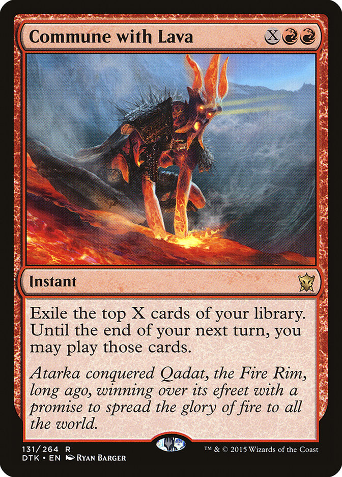 Commune with Lava [Dragons of Tarkir] | Deep Dive Games St. Marys