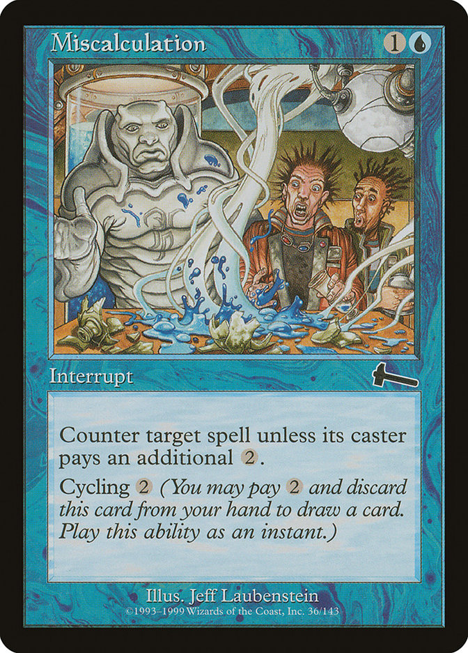 Miscalculation [Urza's Legacy] | Deep Dive Games St. Marys