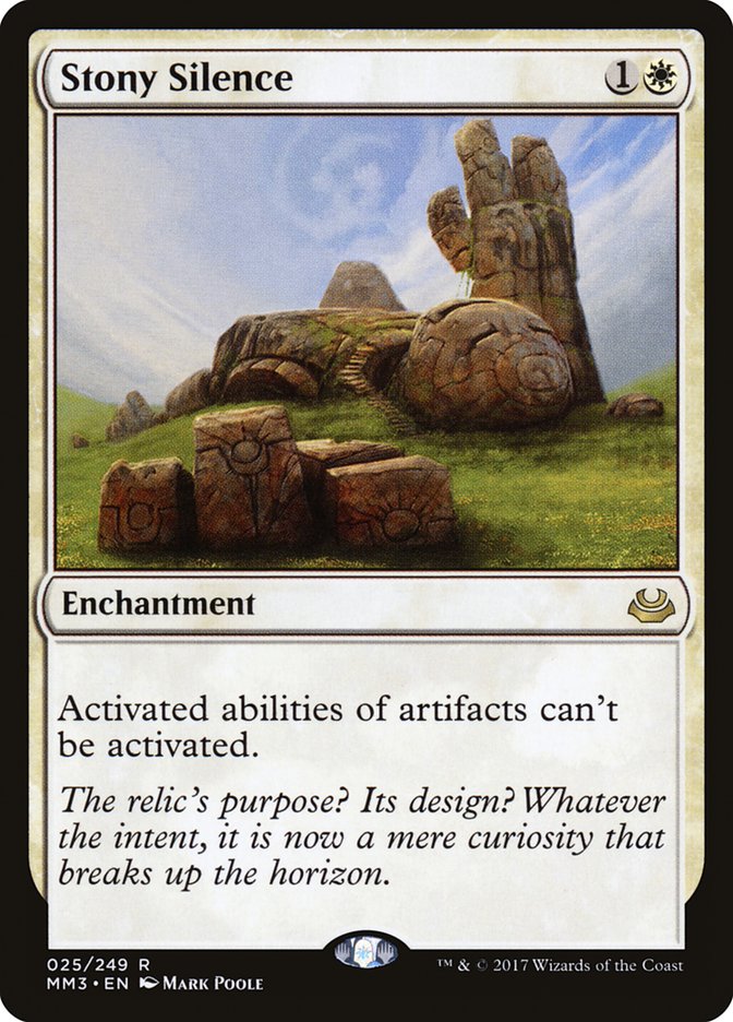 Stony Silence [Modern Masters 2017] | Deep Dive Games St. Marys