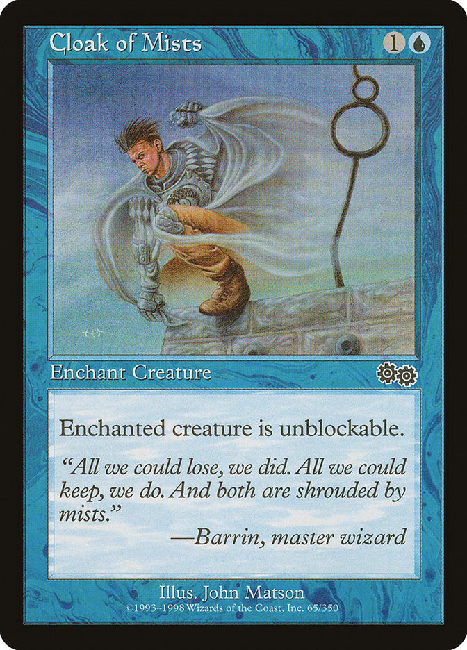 Cloak of Mists [Urza's Saga] | Deep Dive Games St. Marys