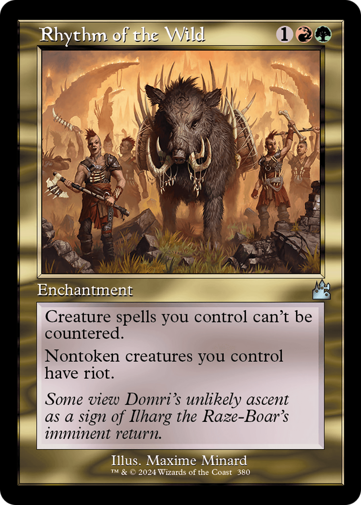 Rhythm of the Wild (Retro Frame) [Ravnica Remastered] | Deep Dive Games St. Marys