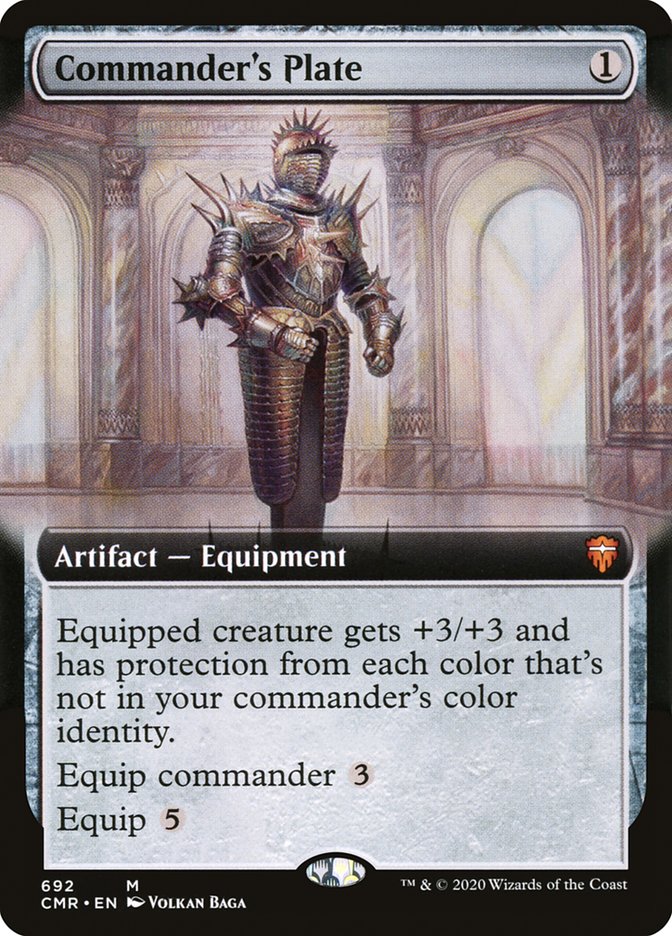 Commander's Plate (Extended Art) [Commander Legends] | Deep Dive Games St. Marys