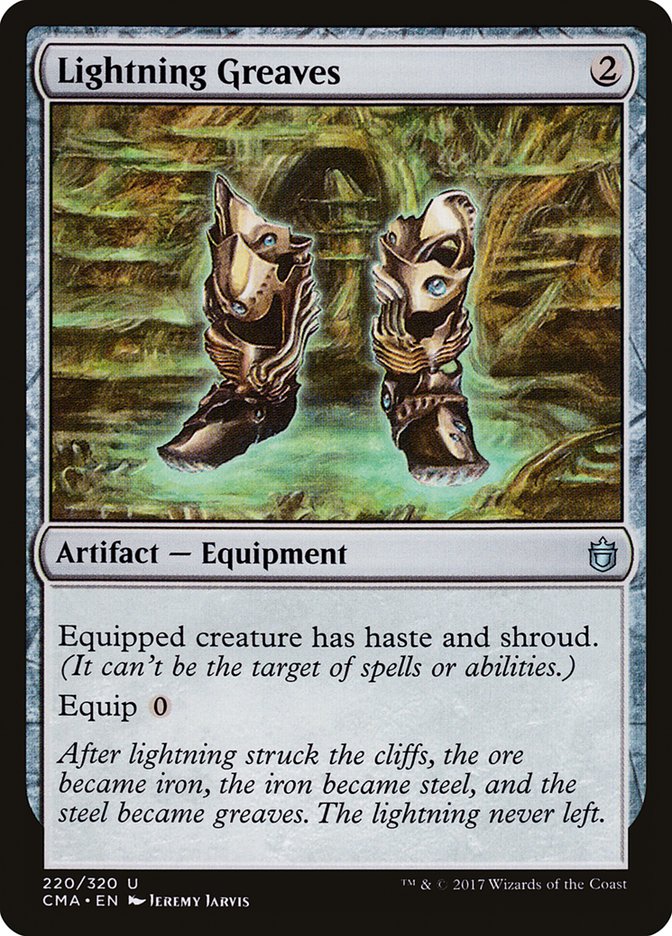 Lightning Greaves [Commander Anthology] | Deep Dive Games St. Marys