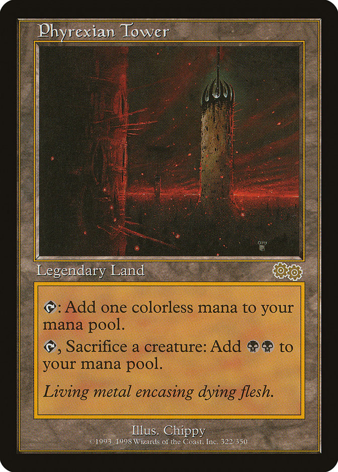 Phyrexian Tower [Urza's Saga] | Deep Dive Games St. Marys