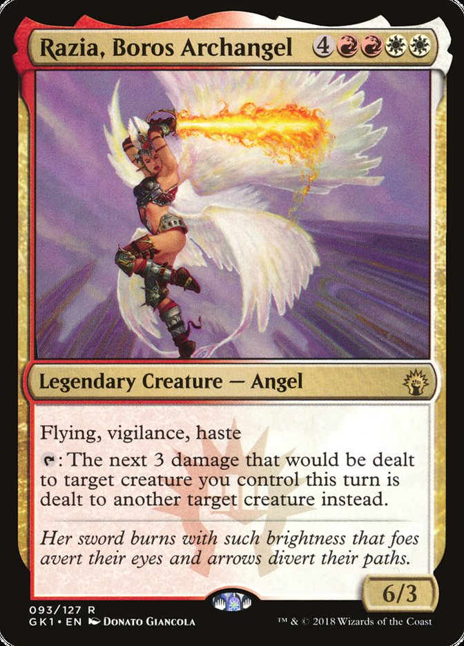 Razia, Boros Archangel [Guilds of Ravnica Guild Kit] | Deep Dive Games St. Marys