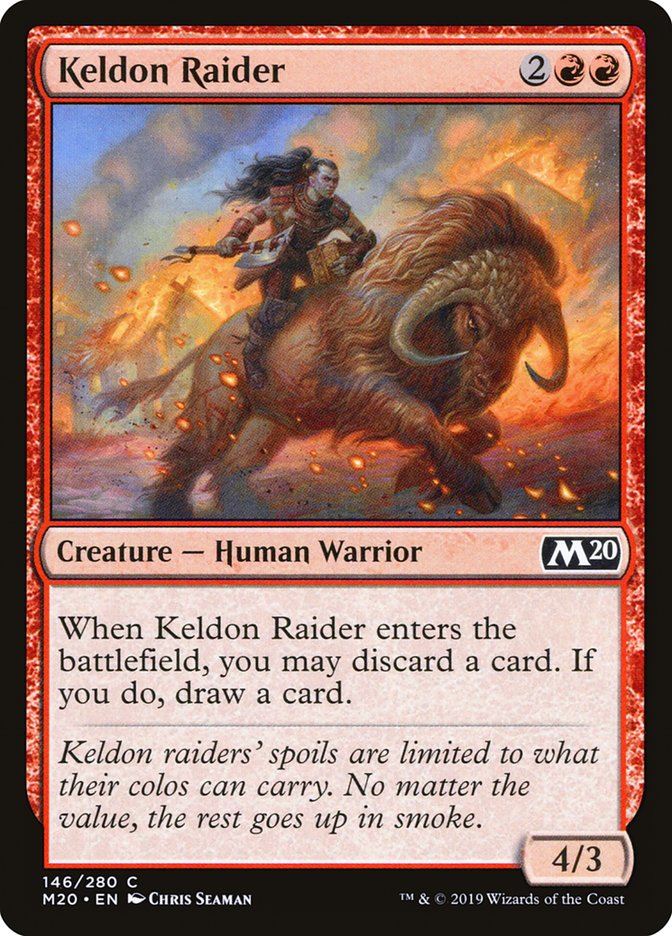 Keldon Raider [Core Set 2020] | Deep Dive Games St. Marys