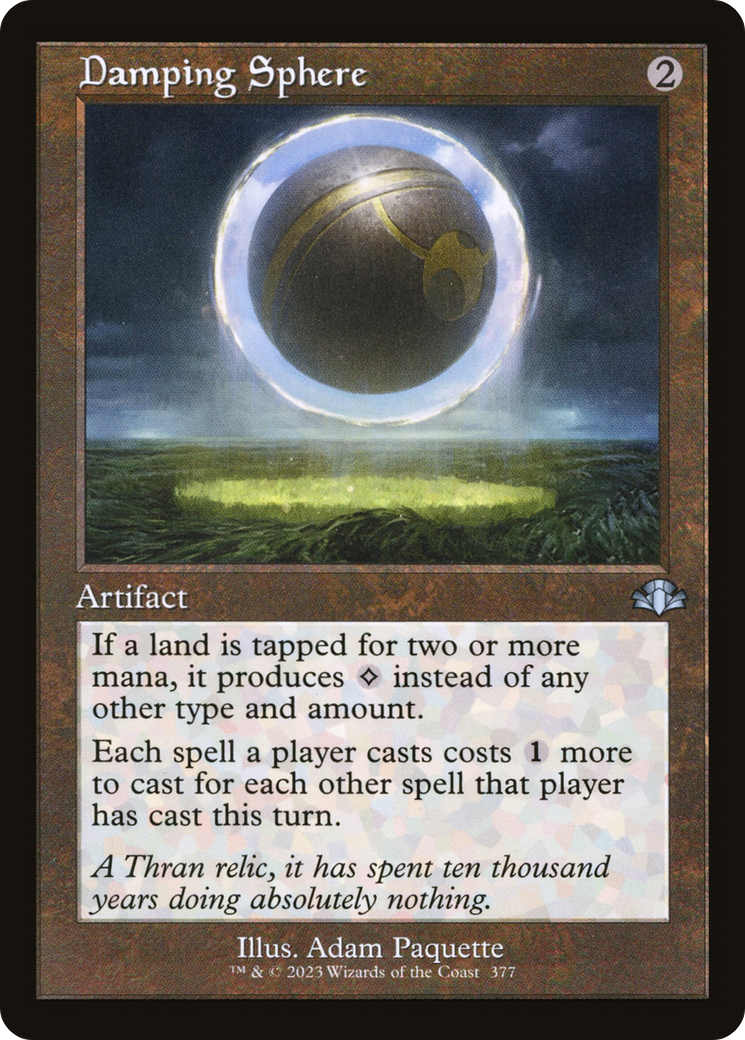 Damping Sphere (Retro) [Dominaria Remastered] | Deep Dive Games St. Marys