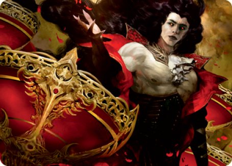 Bloodvial Purveyor Art Card [Innistrad: Crimson Vow Art Series] | Deep Dive Games St. Marys