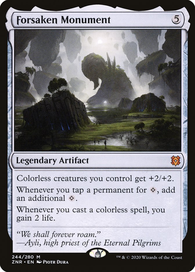 Forsaken Monument [Zendikar Rising] | Deep Dive Games St. Marys
